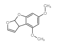 3A,8A-DIHYDRO-4,6-DIMETHOXYFURO(2,3-B)BENZOFURAN structure