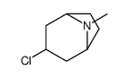 endo-3-chloro-8-methyl-8-Azabicyclo(3.2.1)octane Structure