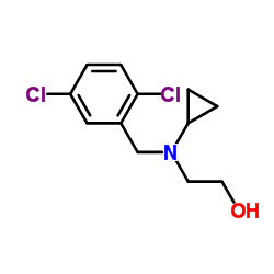 2-[Cyclopropyl(2,5-dichlorobenzyl)amino]ethanol Structure