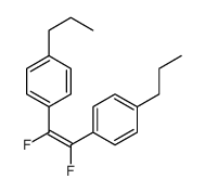 1-[1,2-difluoro-2-(4-propylphenyl)ethenyl]-4-propylbenzene结构式