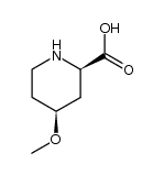 (2R,4S)-4-methoxypiperidine-2-carboxylic acid结构式