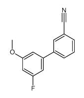 3-(3-fluoro-5-methoxyphenyl)benzonitrile Structure