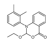 1-(2,3-dimethylphenyl)-2-ethoxy-2H-3,1-benzoxazin-4-one结构式