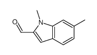 6-Bromo-1-methylindole-2-carbaldehyde结构式