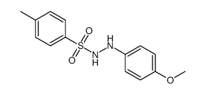 N'-(4-methoxyphenyl)-4-methylbenzenesulfonohydrazide结构式