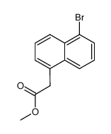 5-Bromo-1-Naphthaleneacetic Acid Methyl Ester Structure