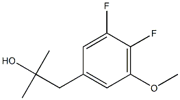 1-(3,4-difluoro-5-methoxyphenyl)-2-methylpropan-2-ol Structure