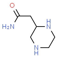 2-(piperazin-2-yl)acetamide Structure