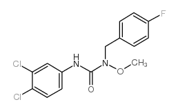 3-(3,4-二氯苯基)-1-(4-氟苄基)-1-甲氧基脲结构式