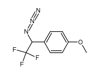 1-(4-Methoxyphenyl)-2,2,2-trifluoroethyl azide结构式