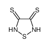 1,2,5-thiadiazolidine-3,4-dithione Structure