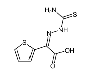 2-thienylglyoxylic acid thiosemicarbazone结构式