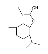 [(1R,2S,5R)-5-methyl-2-propan-2-ylcyclohexyl] N-methylcarbamate结构式