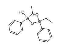 1,3-diethyl-1,3-diphenyl-disiloxane-1,3-diol结构式