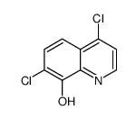 4,7-Dichloro-8-quinolinol Structure