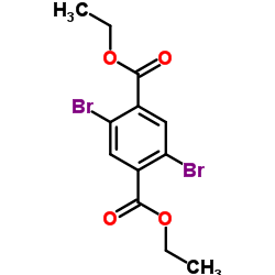 2,5-Dibromoterephthalic acid diethyl ester Structure