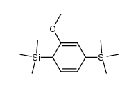 1-methoxy-3,6-bis(trimethylsilyl)cyclohexa-1,4-diene结构式