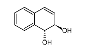 1,2-Naphthalenediol, 1,2-dihydro-, (1R,2R)-(-)- Structure