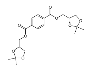 bis(((S)-2,2-dimethyl-1,3-dioxolan-4-yl)methyl) terephthalate Structure