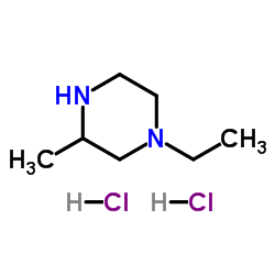 1-Ethyl-3-methylpiperazine dihydrochloride structure