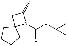 2-氧代-1-氮杂螺[叔丁基][3.4]辛烷-1-羧酸叔丁酯结构式