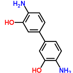 4,4'-Diamino-3,3'-biphenyldiol structure