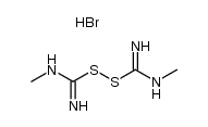 Bis-(methylformamidine) disulphide dihydrobromide Structure