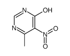 6-AMINO-5-NITRO-4-HYDROXYPYRIMIDINE结构式