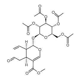 O',O',O',O'-tetraacetylsecologanin Structure