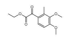 ethyl 2-(3,4-dimethoxy-2-methylphenyl)-2-oxoacetate Structure