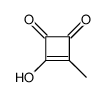 3-hydroxy-4-methylcyclobut-3-ene-1,2-dione Structure