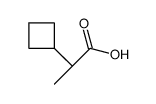 (2R)-2-Cyclobutylpropanoic acid结构式