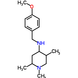 (4-METHOXY-BENZYL)-(1,2,5-TRIMETHYL-PIPERIDIN-4-YL)-AMINE picture