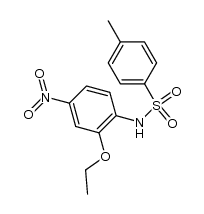 toluene-4-sulfonic acid-(2-ethoxy-4-nitro-anilide)结构式