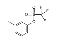 (3-methylphenyl) trifluoromethanesulfonate结构式