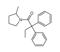 1-(2,2-Diphenylbutanoyl)-2-methylpyrrolidine结构式