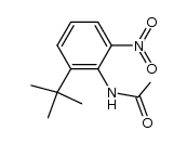 acetic acid-(2-tert-butyl-6-nitro-anilide) Structure