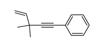 3,3-dimethyl-5-phenylpent-1-en-4-yne Structure