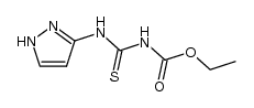 N-[(1H-pyrazol-3-ylamino)thioxomethyl]carbamic acid ethyl ester结构式