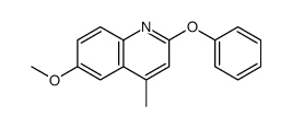 6-methoxy-4-methyl-2-phenoxyquinoline Structure