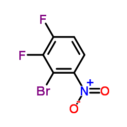 1-溴-2,3-二氟-5-硝基苯结构式