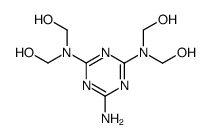 [(6-amino-1,3,5-triazine-2,4-diyl)dinitrilo]tetrakismethanol Structure