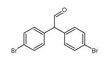 2,2-bis(p-bromophenyl)acetaldehyde Structure