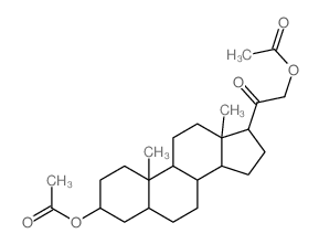 [2-(3-acetyloxy-10,13-dimethyl-2,3,4,5,6,7,8,9,11,12,14,15,16,17-tetradecahydro-1H-cyclopenta[a]phenanthren-17-yl)-2-oxo-ethyl] acetate Structure