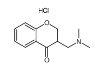 3-((dimethylamino)methyl)chroman-4-one hydrochloride结构式