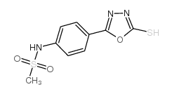 N-[4-(2-sulfanylidene-3H-1,3,4-oxadiazol-5-yl)phenyl]methanesulfonamide Structure