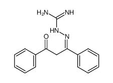 1,3-Diphenyl-propandion-(1,3)-monoguanylhydrazon Structure