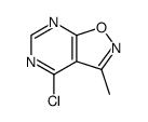 4-chloro-3-methylisoxazolo[5,4-d]pyrimidine结构式