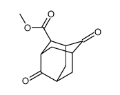 4,8-Dioxo-2-adamantanecarboxylic acid methyl ester结构式