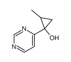 Cyclopropanol, 2-methyl-1-(4-pyrimidinyl)- (9CI)结构式